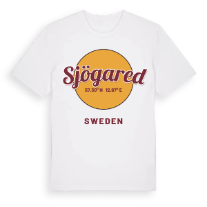 Sjögared cirkel t-shirt – ekologisk bomull t-shirt från Pinshirt