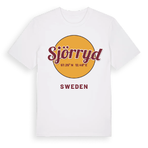 Sjörryd cirkel t-shirt – ekologisk bomull t-shirt från Pinshirt