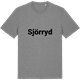 Mid Heather Gray t-shirt med Sjörryd fetstil t-shirt