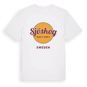 Sjöskog cirkel t-shirt – ekologisk bomull t-shirt från Pinshirt
