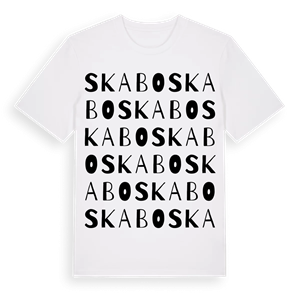 Skabo ordlek t-shirt – ekologisk bomull t-shirt från Pinshirt