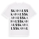 Skahals ordlek t-shirt