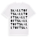 Skalltoft ordlek t-shirt