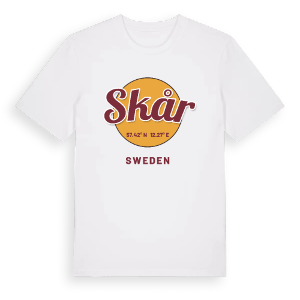 Skår cirkel t-shirt – ekologisk bomull t-shirt från Pinshirt