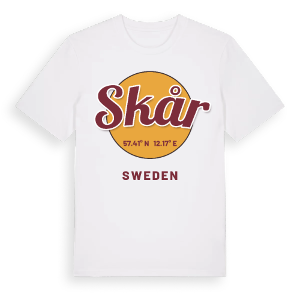 Skår cirkel t-shirt – ekologisk bomull t-shirt från Pinshirt