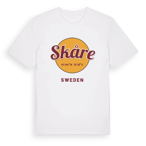 Skåre cirkel t-shirt – ekologisk bomull t-shirt från Pinshirt