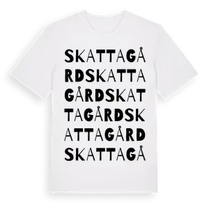 Skattagård ordlek t-shirt – ekologisk bomull t-shirt från Pinshirt