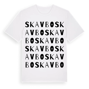 Skavbo ordlek t-shirt – ekologisk bomull t-shirt från Pinshirt