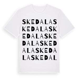 Skedala ordlek t-shirt – ekologisk bomull t-shirt från Pinshirt