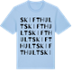 Blue Soul t-shirt med Skifthult ordlek t-shirt
