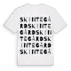 Skintegård ordlek t-shirt