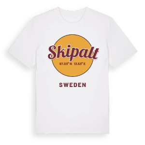 Skipalt cirkel t-shirt – ekologisk bomull t-shirt från Pinshirt
