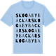 Blue Soul t-shirt med Skogabybackar ordlek t-shirt