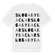 Skogabybackar ordlek t-shirt