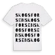 Skogsforsen ordlek t-shirt