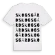 Skogsgård ordlek t-shirt