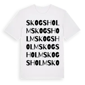 Skogsholm ordlek t-shirt – ekologisk bomull t-shirt från Pinshirt