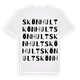 Skönhult ordlek t-shirt