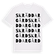 Skräddargård ordlek t-shirt