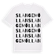 Slangemöllan ordlek t-shirt