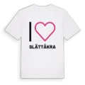 Jag älskar Slättåkra t-shirt stort tryck