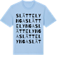 Blue Soul t-shirt med Slättelynga ordlek t-shirt