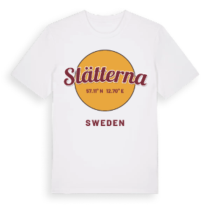 Slätterna cirkel t-shirt – ekologisk bomull t-shirt från Pinshirt