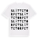 White t-shirt med Slättetorpet ordlek t-shirt