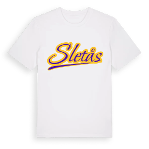 Sletås baseball t-shirt – ekologisk bomull t-shirt från Pinshirt