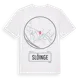 White t-shirt med Slöinge t-shirt