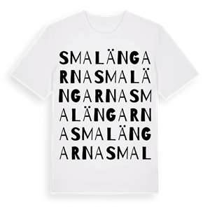 Smalängarna ordlek t-shirt – ekologisk bomull t-shirt från Pinshirt