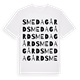 Smedagård ordlek t-shirt
