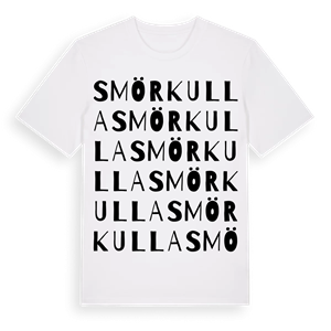 Smörkulla ordlek t-shirt – ekologisk bomull t-shirt från Pinshirt