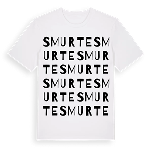 Smurte ordlek t-shirt – ekologisk bomull t-shirt från Pinshirt