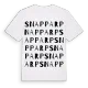 Snapparp ordlek t-shirt