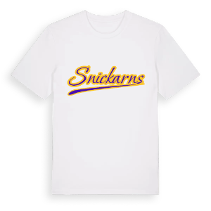 Snickarns baseball t-shirt – ekologisk bomull t-shirt från Pinshirt