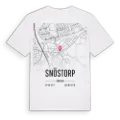 Snöstorp karta t-shirt