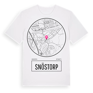 Snöstorp t-shirt – ekologisk bomull t-shirt från Pinshirt