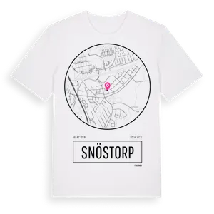 Snöstorp t-shirt – ekologisk bomull t-shirt från Pinshirt