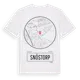 White t-shirt med Snöstorp t-shirt
