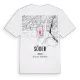 Söder karta t-shirt