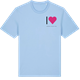 Blue Soul t-shirt med Jag älskar Södergården + Källekärr + Bäcken t-shirt litet tryck