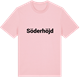 Pink Cotton t-shirt med Söderhöjd fetstil t-shirt