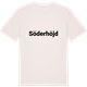 Vintage White t-shirt med Söderhöjd fetstil t-shirt