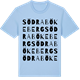 Blue Soul t-shirt med Södra Bökeberg ordlek t-shirt