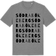 Mid Heather Gray t-shirt med Södra Bökeberg ordlek t-shirt