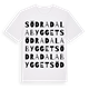 Södra Dalabygget ordlek t-shirt
