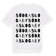 Södra Skogaby ordlek t-shirt