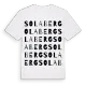 Solaberg ordlek t-shirt
