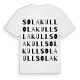 Solakull ordlek t-shirt
